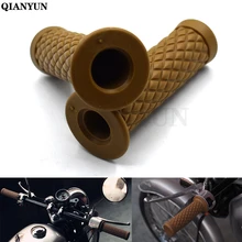 Универсальный мотоцикл 7/" 22 мм винтажный резиновый руль для мотоцикла для KTM RC8/R 1290 Super Duke R 990 SuperDuke 690 Duke