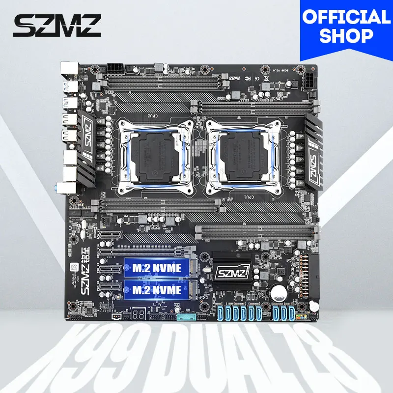 SZMZ X99 Dual CPU Motherboards Socket LGA 2011-3