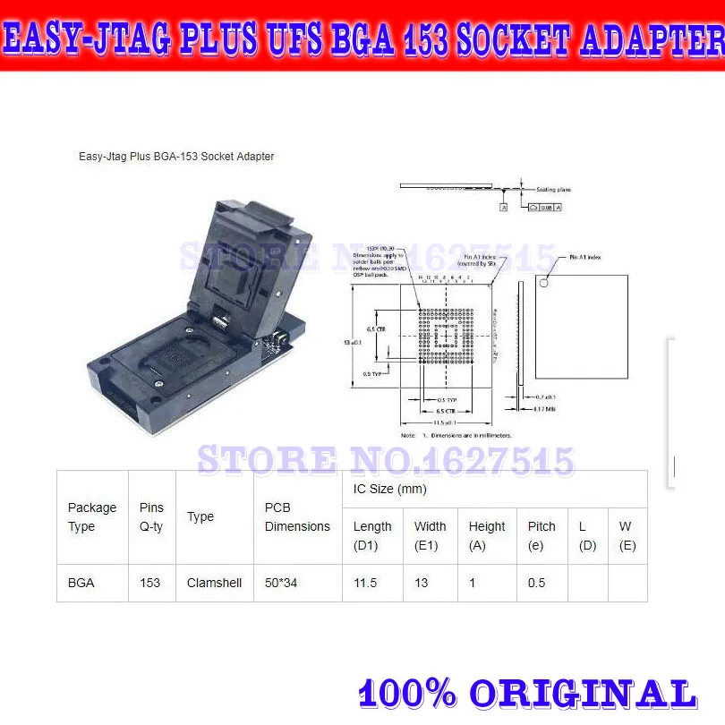 bga 153 Z3x pro Набор легкий JTAG плюс коробка+ emmc розетка+ nand адаптер+ ufs bga 153 розетка+ ufs bga 95 розетка адаптер - Цвет: bga 153