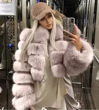 Aliexpress - Women Fluffy Fur Collar Winter High Quality Luxury Faux Fox Fur Jacket Thick Warm Short Fur Coat Zipper Plus Size Outwear Party