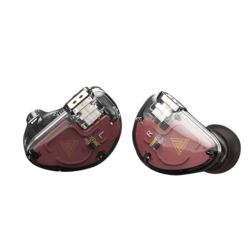 QKZ Vk5 In Ear 3 5mm Wired Dynamic Headphones 4 Unit Monitoring Level Noise Reduction HIFI Headphones for Phones Computers
