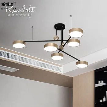 

A Room Lamp Northern Europe Minimalist Originality Personality Atmosphere Hotel Villa Restaurant Rotating Ins A Chandelier