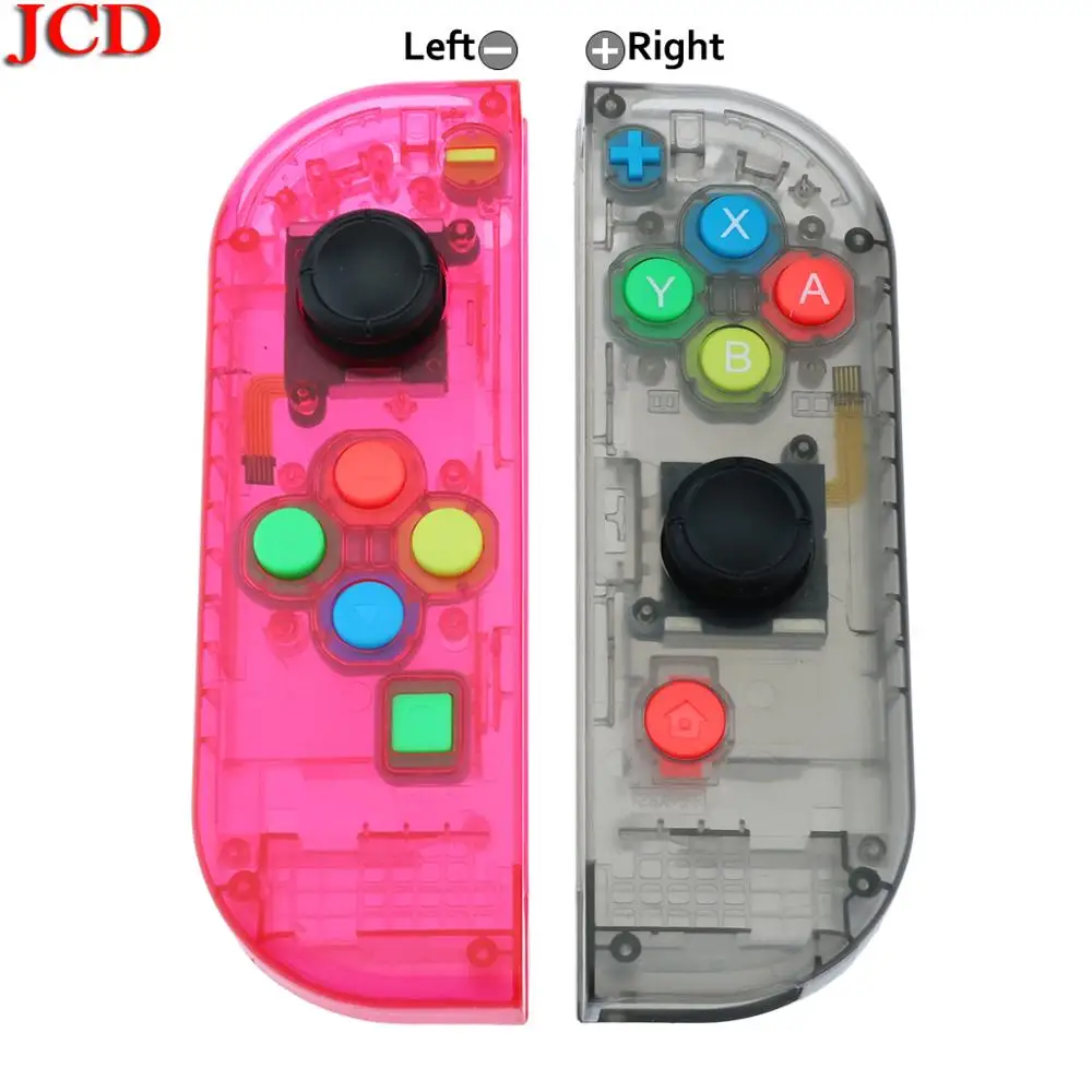 JCD DIY корпус для joy-Con корпус Чехол Набор для переключателя NS NX консоль и правый левый для переключателя для Joycon контроллер оболочки - Цвет: No4 L and No2 R