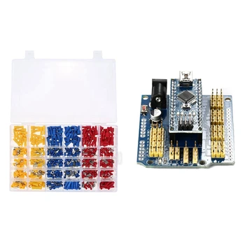 

1pcs Nano I / O Expansion Shield for Arduino & 480 Pcs Insulation Cable Lugs with Box