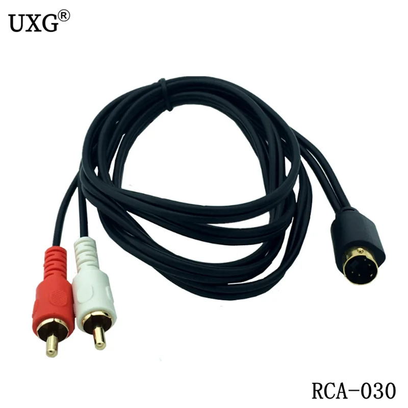 S-Video 2-RCA аудио кабели комбо 4 Pin SVideo Мужской Шнур позолоченный 1 5 м 5ft 25 см |