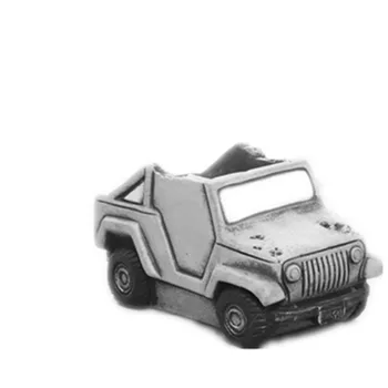 

Off-road Cement Vehicles Shape Flowerpot Silicone Pot Mold for Balcony Decoration Tools Desktop Ornament Concrete Planter Molds