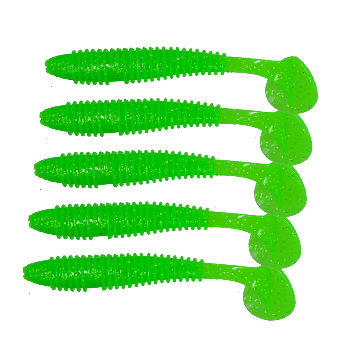 5 шт./пакет 5,3 дюймов/13 см мягкая лопатка хвост плавающие приманки мягкие крючки для Червяков Рыбалка мягкая плавающая приманка для басовый комплект