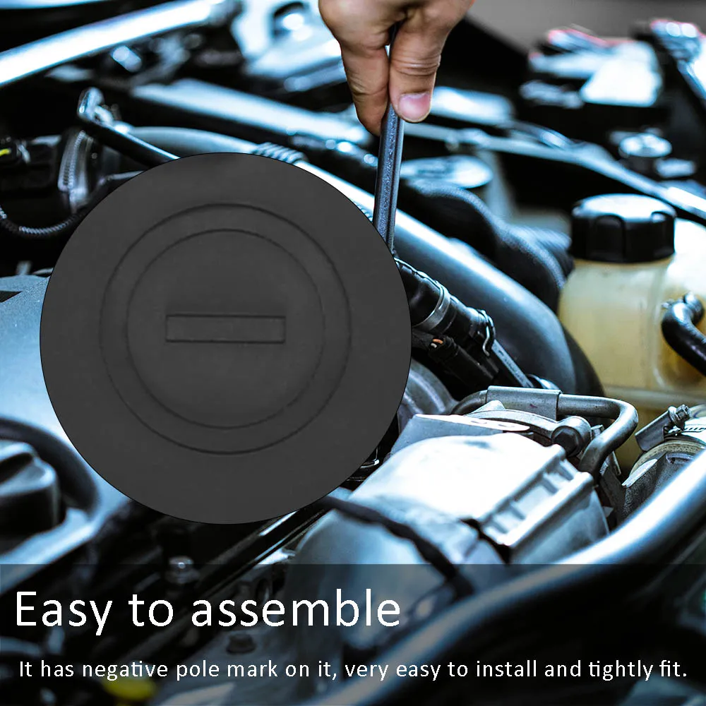 TIOODRE Car Engine Battery Negative Terminal Cover Protection Cover