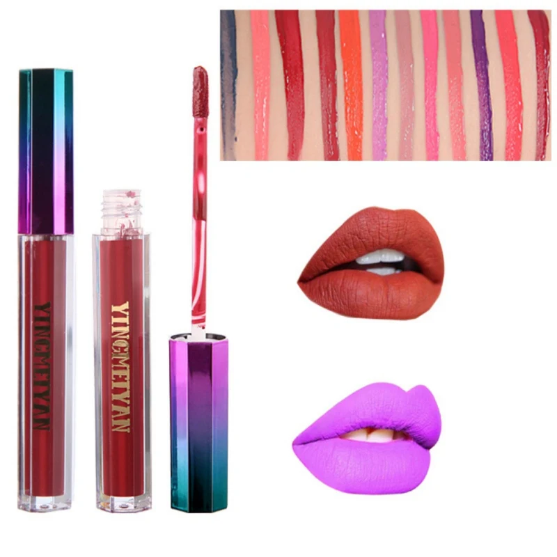 1 Pcs Matte Lip Gloss Maquiagem Liquid Lipstick Women Make up Cosmetics Lip Batom Beauty Maquiagem Lips Makeup