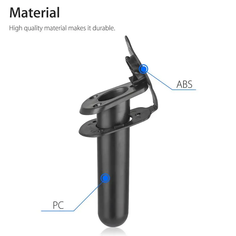 1 шт. заподлицо рыболовная удочка держатель кронштейн с крышкой крышка для каяк Полюс