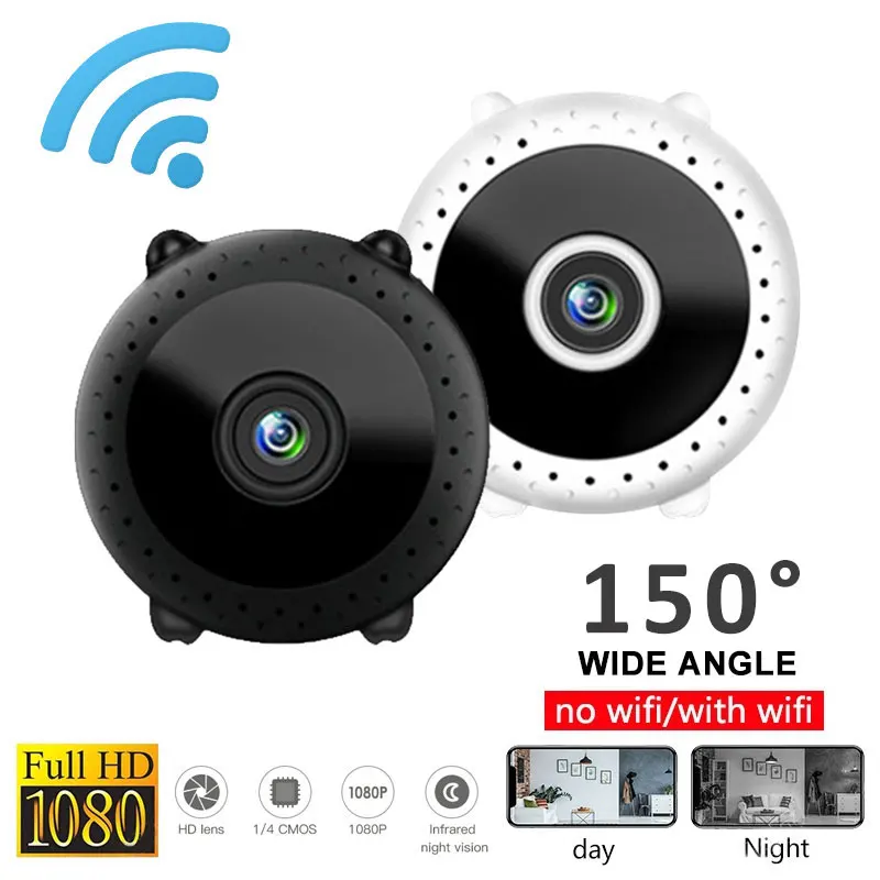 Мини-камера видеокамера HD 1080P микро DVR видеокамера широкоугольный 150 ° Мини Инфракрасный монитор ночного видения Скрытая маленькая камера
