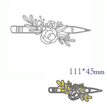

metal cutting dies cut die mold Pen flower decoration Scrapbook paper craft knife mould blade punch stencils dies