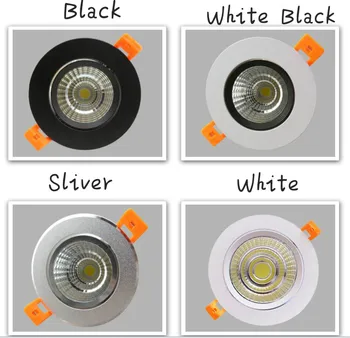 

LED spotlight ceiling lamp cob 3W 5W 9W 12W 15W 30W embedded ceiling lamp clothing store hotel lighting