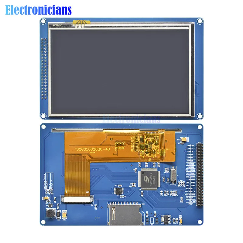 5,0 "800x480 TFT ЖК-дисплей модуль Дисплей Touch Панель + SSD1963 для 51/AVR/STM32