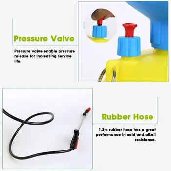 

5L Pressure Sprayer Air Compression Pump Portable Hand Pressure Pump Sprayers Spray Bottle Nozzles Disinfection Spraying Tools