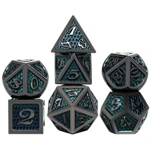 7 шт./компл. набор металлических игральных костей RPG MTG DND металлические многогранные игральные кости ролевые игры 7 шт./компл. набор металлических игральных костей RPG MTG DND металлические многогранные игральные кости ролевые игры