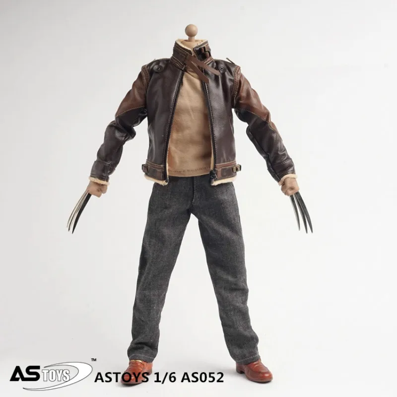 ASTOYS 1/6 T800 Коннор из искусственной кожи костюм AS052 для 12 дюймов фигурку "сделай сам"