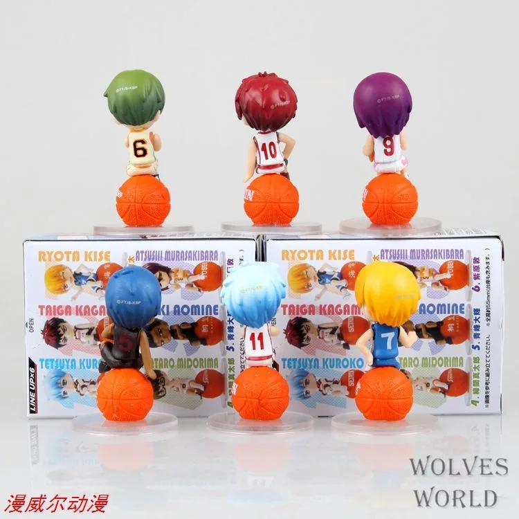 Diffuse Will аниме Куроко Баскетбол 6-Sunspot Sit Ball модель капсула игрушка Гараж Комплект