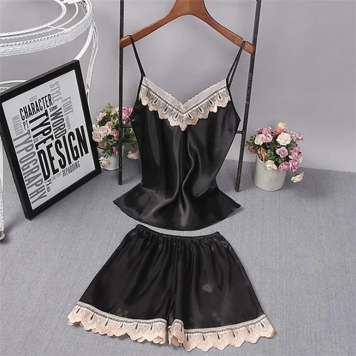 Nightie set 1 Красное женское кружевное кимоно, халат, набор, Женский Атласный халат, для невесты, подружки невесты, свадебное платье, платье, сексуальная ночная рубашка, одежда для сна, M L XL - Цвет: Nightie set 1