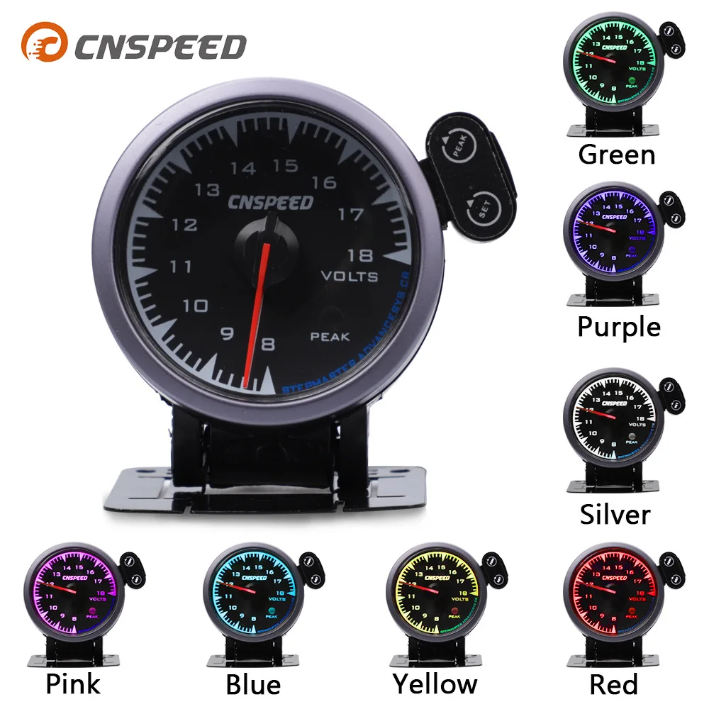 

2019 New Style Car Modified Voltmeter 2.5-Inch (60 Mm) Universal Colorful Shark Dial Voltmeter