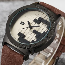 Reloj de cuarzo deportivo para hombre y mujer, cronógrafo de tres dimensiones, estilo minimalista, creativo, resistente al agua, regalo único, 2020