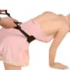 Doggie Style Adjustable Bondage Strap Waist Belt with Handcuffs Adult Sex toys Tool more effective for someone a little skinnier 1