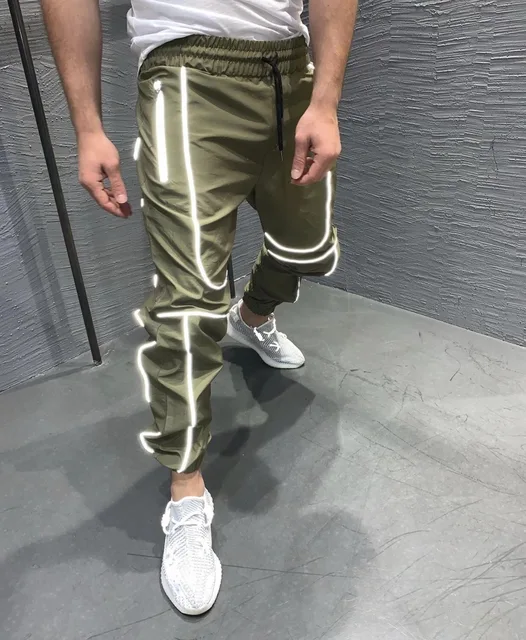 Reflective Stripe Joggers Sweatpants 4