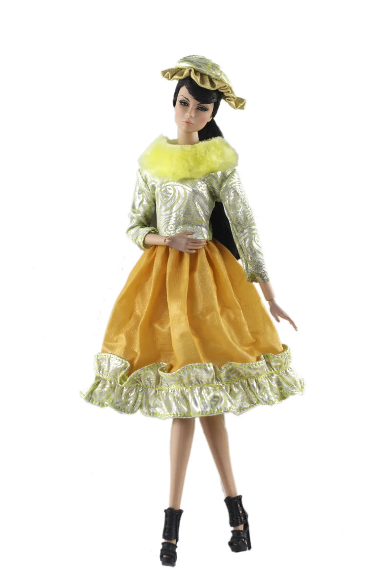Одежда для кукол набор/15 стилей раскрашенный наряд Одежда Платье для 1/6 BJD Xinyi Барби FR ST кукла/Игрушки для девочек - Цвет: 7