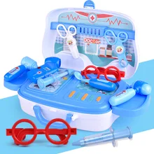 Ролевые игры доктор игрушки Детский Портативный Медицинский Набор моделирование инъекций медицина доктор игрушечный комплект врача для детей