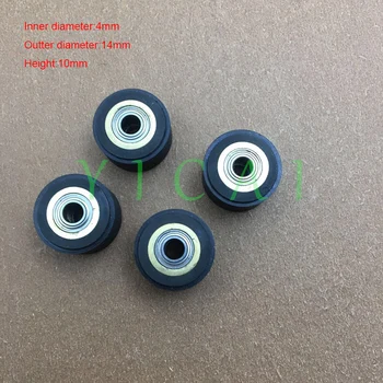 

4X Rubber pinch roller for Mimaki CG-60ST CG-130 CG61ST cutting plotter Vinyl Cutter paper press roll wheel Feed Rubber Copper