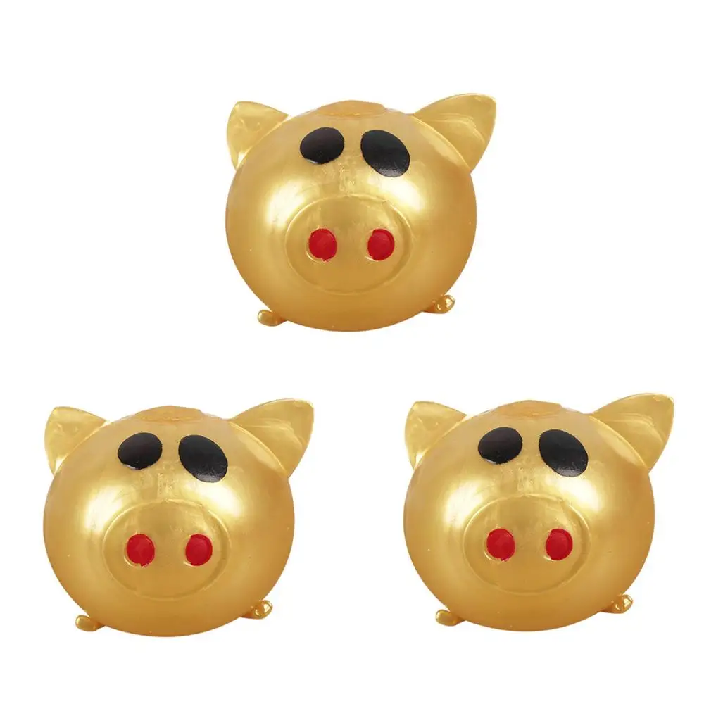 3 шт. Jello Pig милый антистресс Splat водный мяч-свинка вентиляционная игрушка вентиляционная липкая свинья Новинка Забавные игрушки новые игрушки и хобби