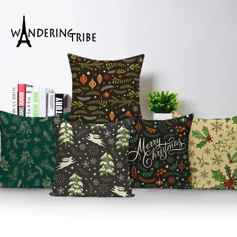 Наволочки для диванных подушек с цветочным рисунком в фермерском стиле