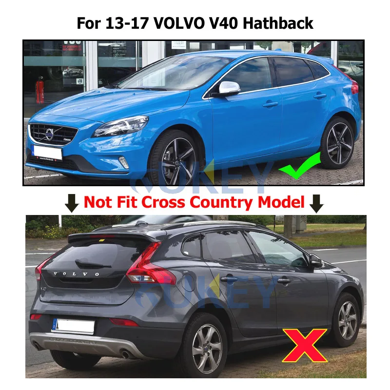Для VOLVO V40 хэтчбек 2013- набор Литые Автомобильные Брызговики крыло брызговиков