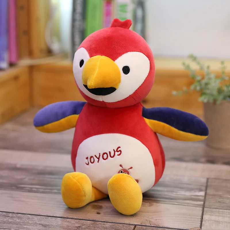 

25-45cm Simulation Woodpecker Plush Toy Cute Three-color Bird Stuffed Parrot Dolls Activity Scene Layout Decor Gifts For Kids