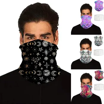 

Men Women Windbreak Seamless Printed Outdoor Riding Quick-drying Dustproof Keep scarf bandana foulard women man бандана New 2020