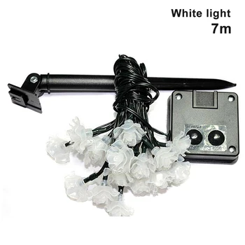 

LED Solar Flower Rose String Lights Outdoor Waterproof Lights String for Wedding Garden Party Christmas Decoration PAK55
