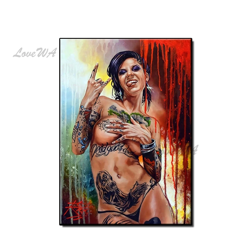 Free Shipping Funny Women Sexy OIl Paintings Home Furnishing Decoration Figure Oil Painting On Canvas Pictures Love Wall Art | Дом и сад