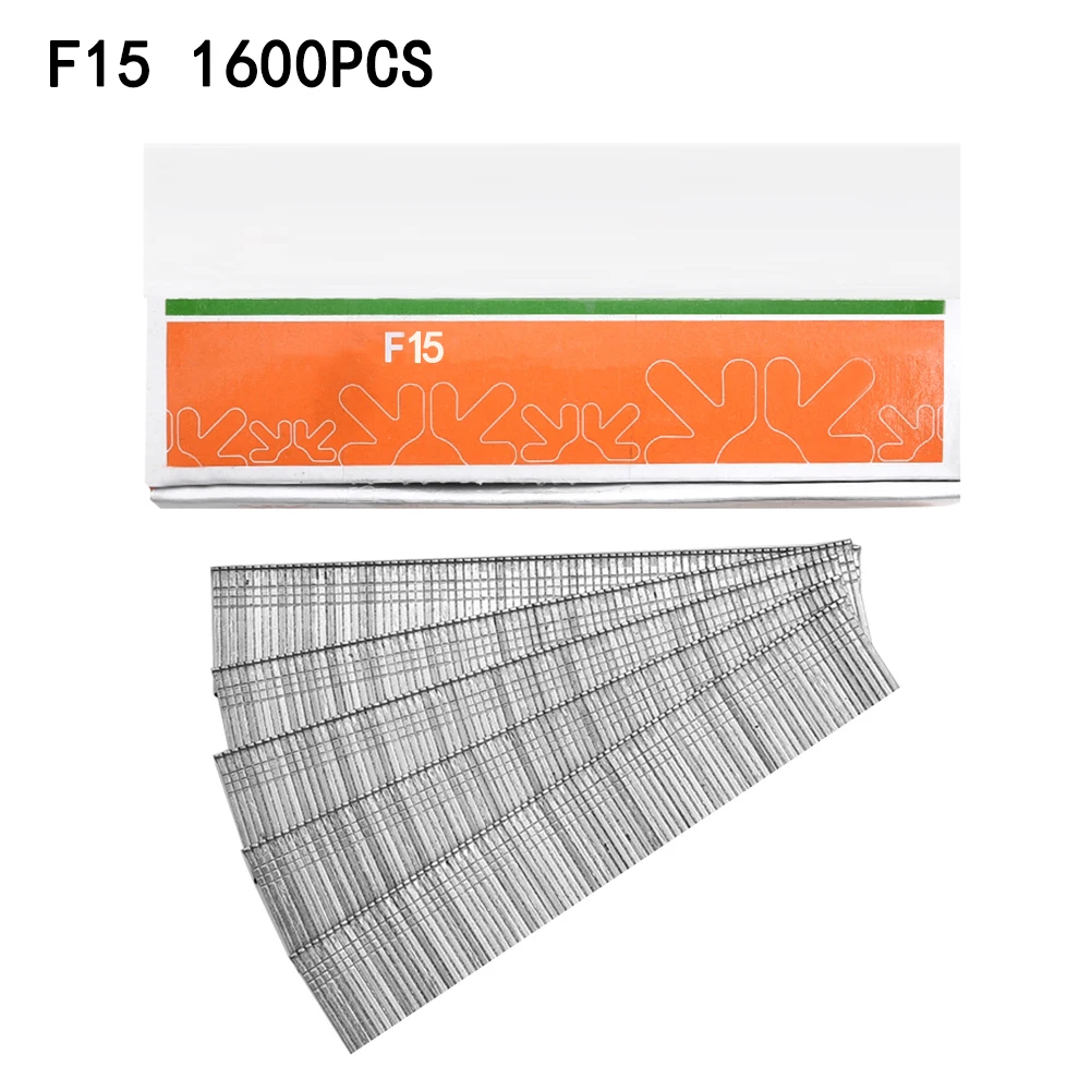 1600 шт. F15/F20/F25/F30 прямые гвозди для электрического пистолета степлер ногтей
