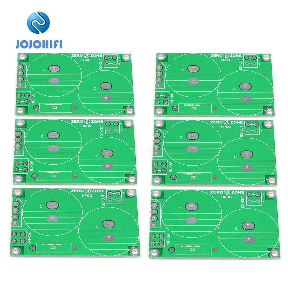 1pcs / 2pcs / 3pcs / 4pcs /5pcs / 6pcs / 10pcs PCB Board for HPOO Single Power Supply Rectifier Filter Power Supply Board 2pcs 10pcs elna 63v 470uf 18x37mm 470uf 63v rfs silmic ii brown god 2 audio electrolytic capacitors for amp board