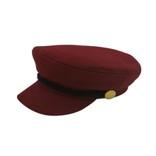 Hot Autumn Fashion Women Cowboy Hat British Style Warm Six Colors Retro Newsboy Caps Military Octagonal Cap Female Visor Caps