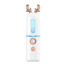 Water Meter Nano Sprayer Deer Spray Machine Negative Ion Nano Handheld Nebulizer Steam Face Moisturizing Warm Mist Humidifier CE
