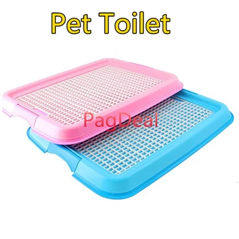 

Two Layers Pet Toilet Pee Pad Indoor Dog Puppy Potty Pad Trainer Toilet Tray without Column/Pillar free shipping