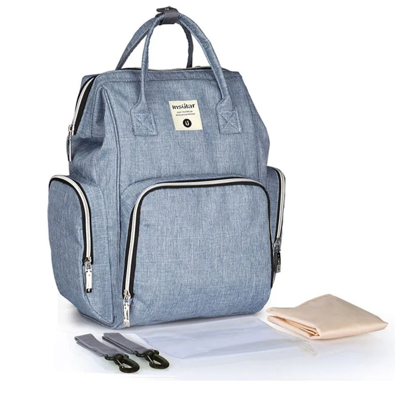 Сумка для подгузников, рюкзак, многофункциональный рюкзак для путешествий, для беременных, детские пеленки, сумки для пеленания, большая емкость, водонепроницаемые и стильные