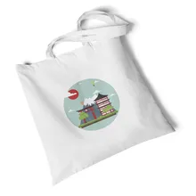 Lychee/Лидер продаж; женская Холщовая Сумка с принтом Ukiyoe; модная сумка; большие повседневные студенческие сумки; Экологичная сумка для покупок