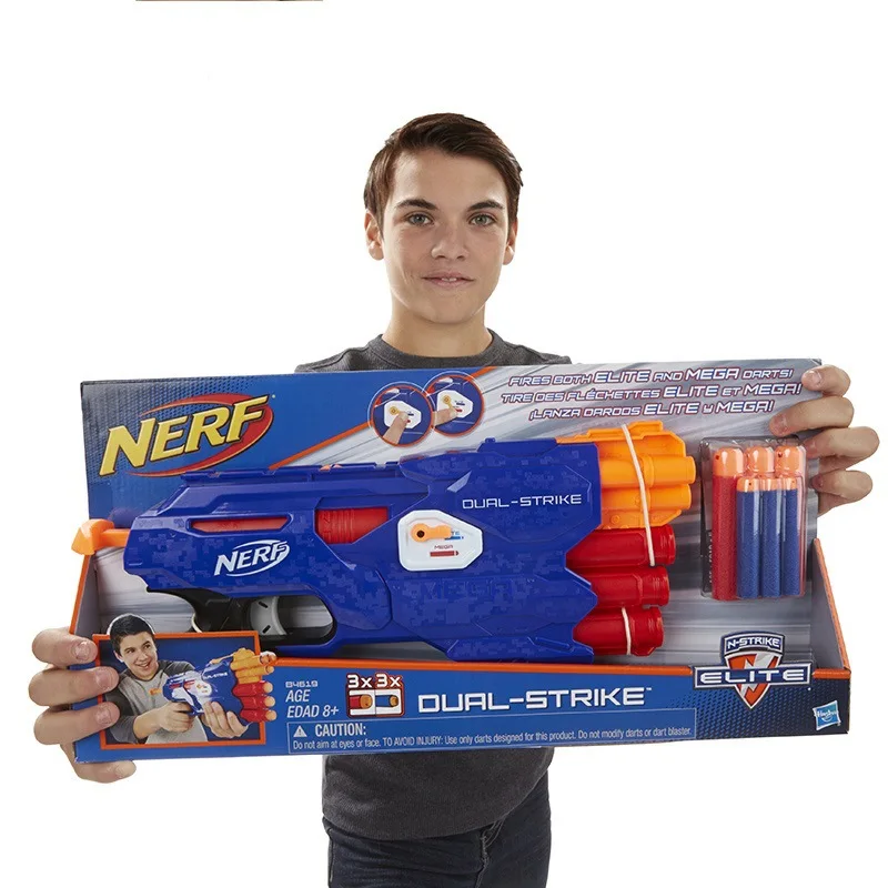 

NERF Heat Elite Series Soft Bullet Toy Gun Dual Mode Launcher B4620 Toys For Children's birthday gifts