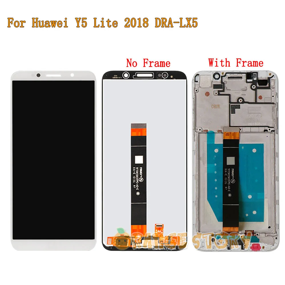 

5.45 inch For Y5 lite 2018 Full LCD DIsplay+Touch Screen Digitizer Assembly For Huawei Y5 lite ( 2018) DRA-LX5 100% Tested