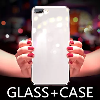 

2020 new electroplated tempered glass iPhone case for iphone 11 case 9H glass iphone 6 6s 7plus 8p 10 xsmax iphoen 11pr cases