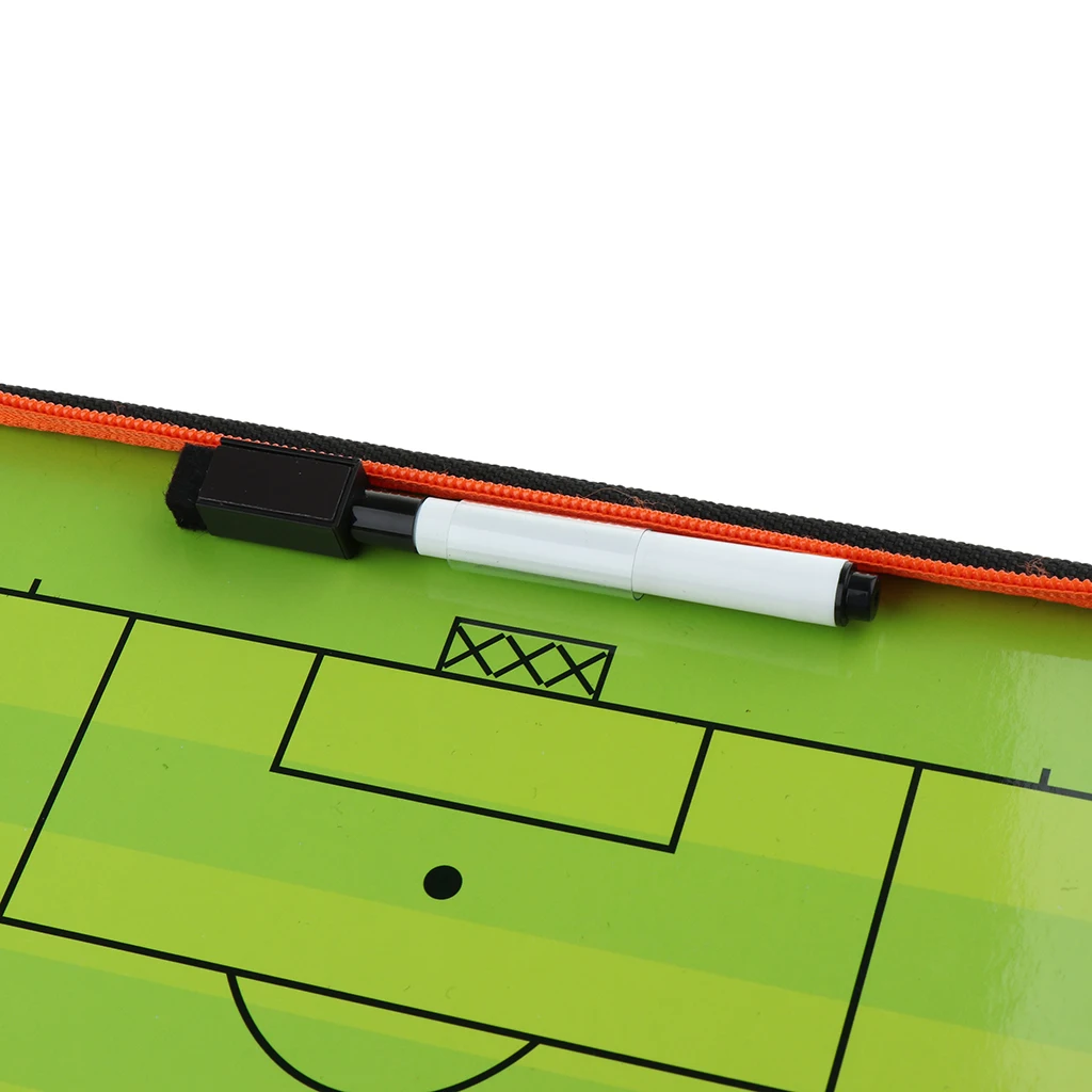 Portable Professional Football Magnetic Tactics Board Soccer Coaching Board with Marker Pen and Eraser 28.2x20cm