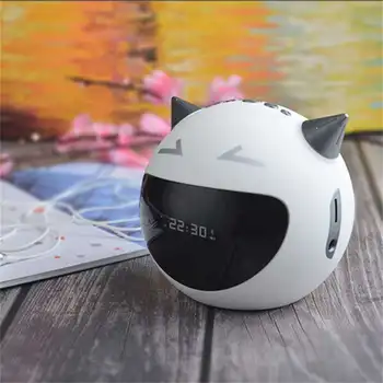 

Multifunctional Devil Digital Alarm Clock Wireless Bluetooth Speaker FM Radio Support TF Card E2S