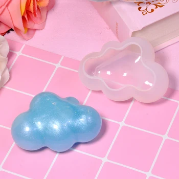 

Cute Cloud Silicone Mold Puffy Cloud Cute Paperweight Mold Kawaii Resin Craft Supplies Epoxy Resin Art Silicone Mold for Resin